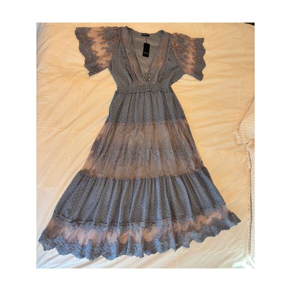 Sheilay Dresses & Skirts - Sheilay Blue Lace Dress